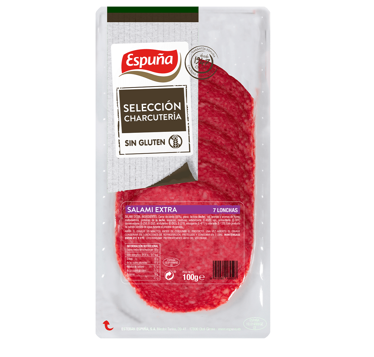 Salami lonchas 100g
